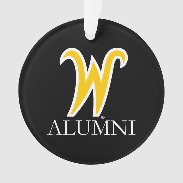 Wichita State University Alumni Ornament (Front)