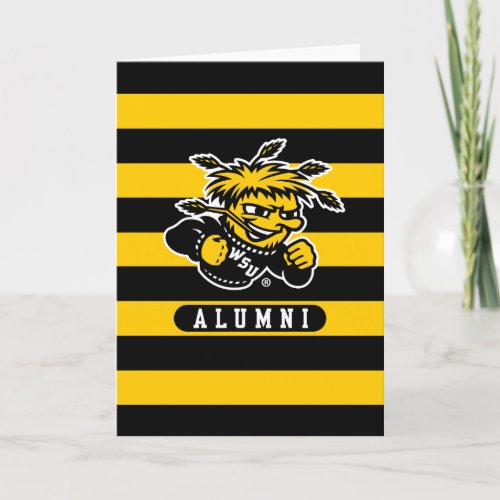 Wichita State University Alumni Stripes Card