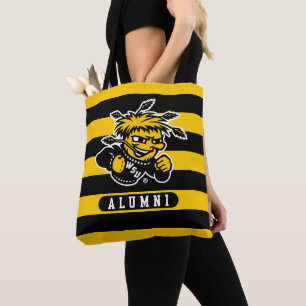 Wichita State University Alumni Stripes Tote Bag