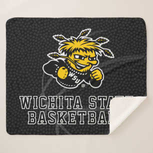Wichita State University Basketball Sherpa Blanket