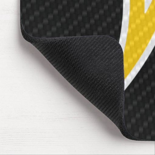 Wichita State University Carbon Fiber Pattern Mouse Pad | Zazzle