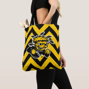 Wichita State University Chevron Pattern Tote Bag
