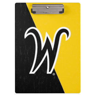 Wichita State University Color Block Distressed Clipboard