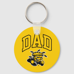 Wichita State University Dad Keychain
