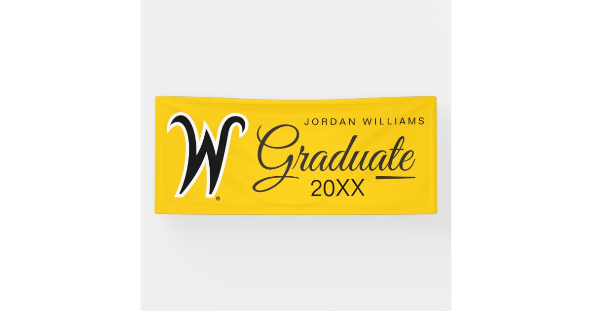 Wichita State University Graduation Banner Zazzle