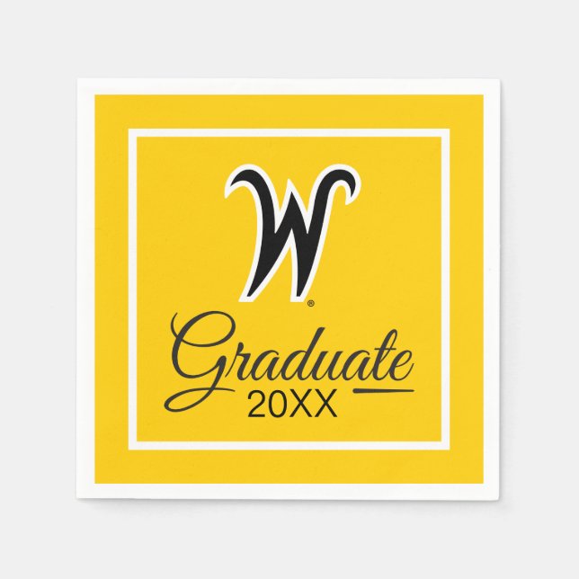 Wichita State University | Graduation Napkins (Front)