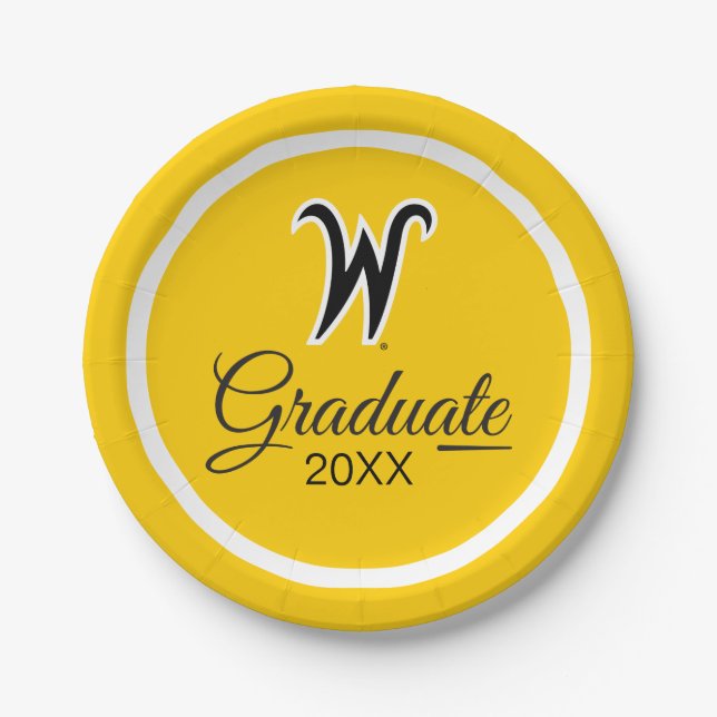 Wichita State University | Graduation Paper Plates (Front)