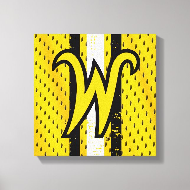 Wichita State University Jersey Canvas Print (Front)