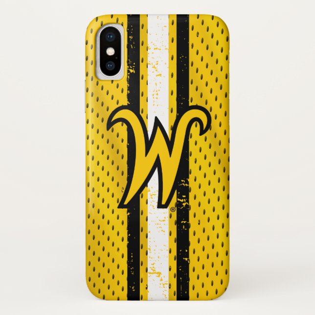 Wichita State University Jersey Case-Mate iPhone Case (Back)