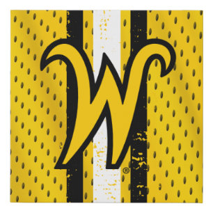 Wichita State University Jersey Faux Canvas Print