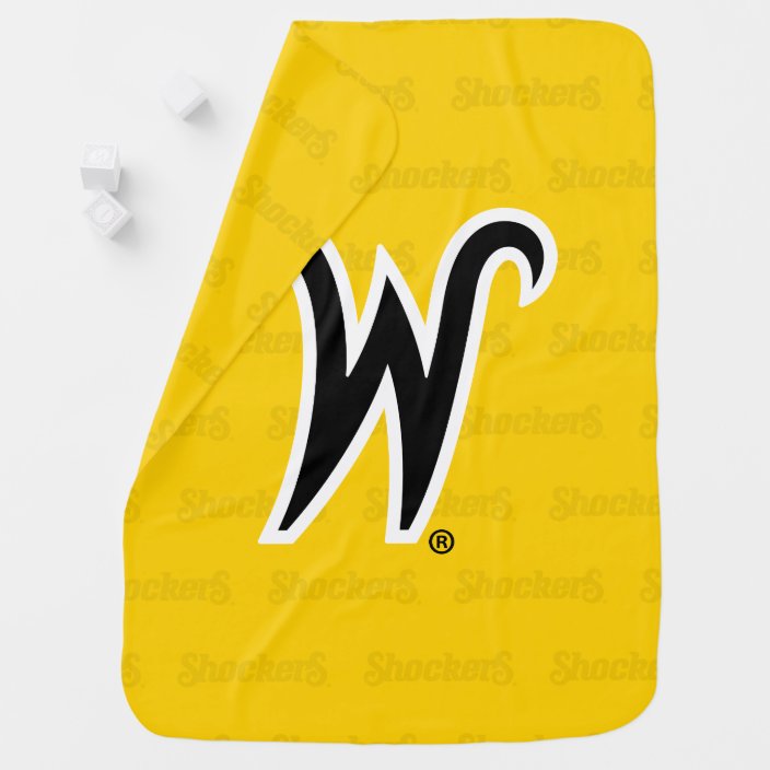 Wichita State University Logo Watermark Baby Blanket | Zazzle.com