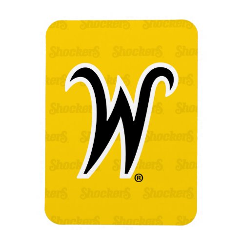 Wichita State University Logo Watermark Magnet