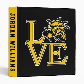 Wichita State University Love 3 Ring Binder