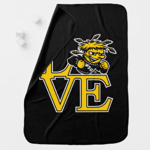 Wichita State University Love Baby Blanket