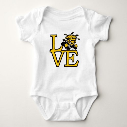 Wichita State University Love Baby Bodysuit