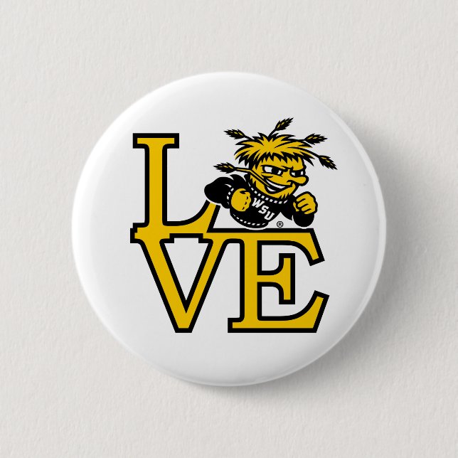 Wichita State University Love Button (Front)