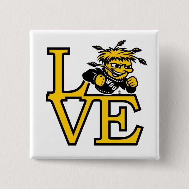 Wichita State University Love Button (Front)