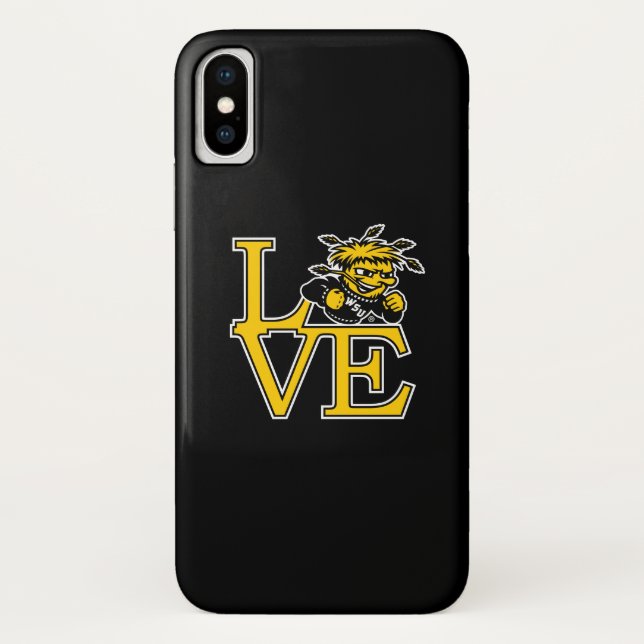 Wichita State University Love Case-Mate iPhone Case (Back)