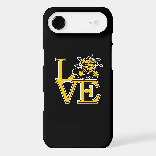 Wichita State University Love Case-Mate iPhone Case (Back)