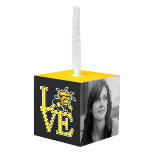 Wichita State University Love Cube Ornament