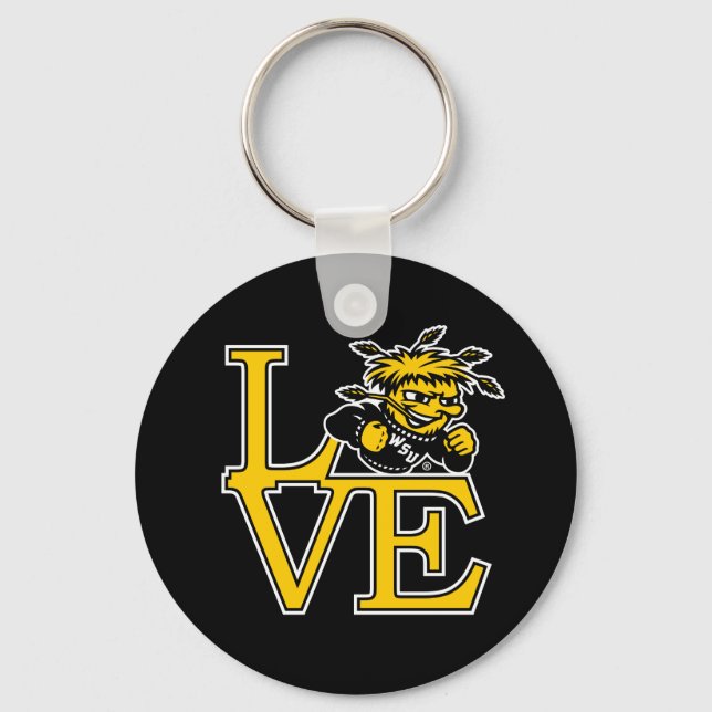 Wichita State University Love Keychain (Front)