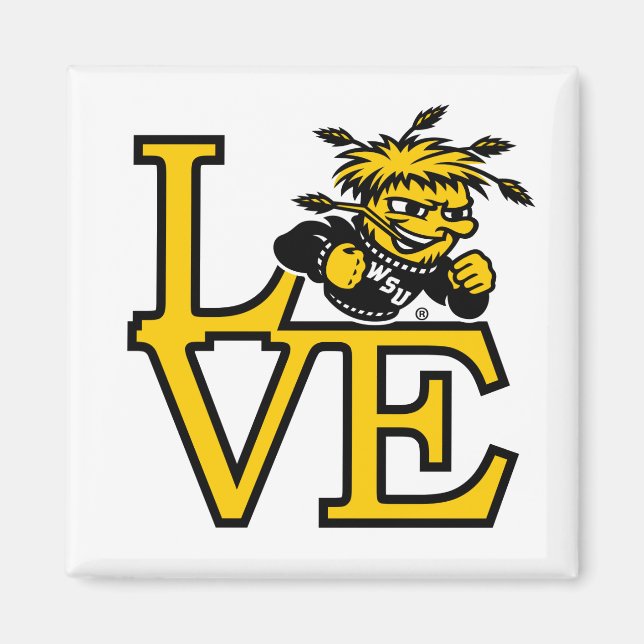 Wichita State University Love Magnet (Front)