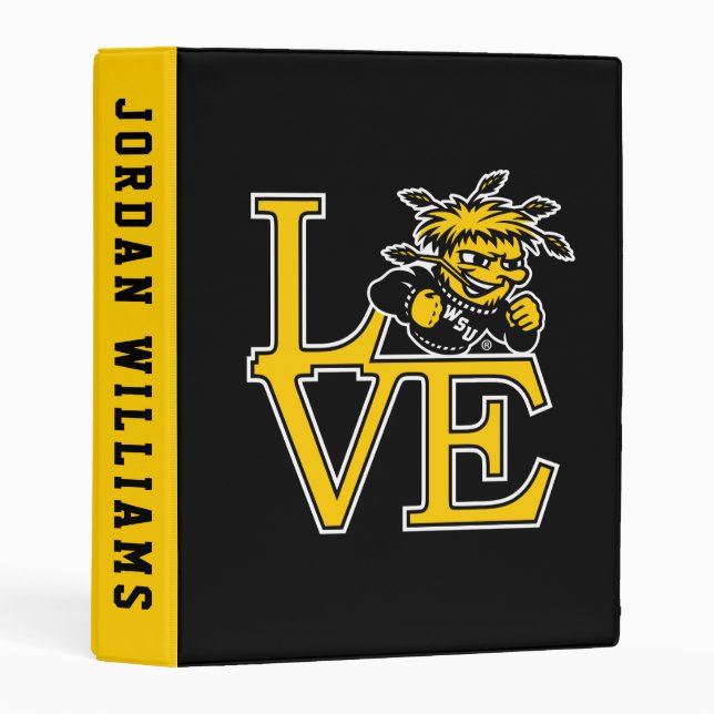 Wichita State University Love Mini Binder (Front/Spine)