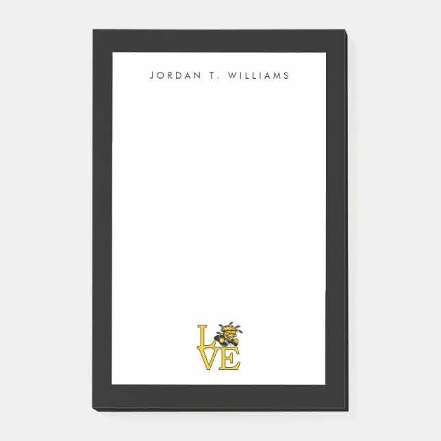 Wichita State University Love Post-it Notes (Front)