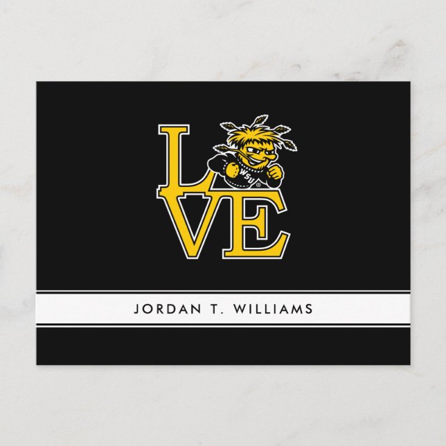 Wichita State University Love Postcard (Front)