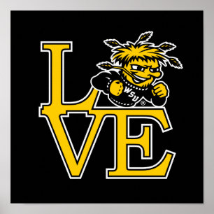 Wichita State University Love Poster