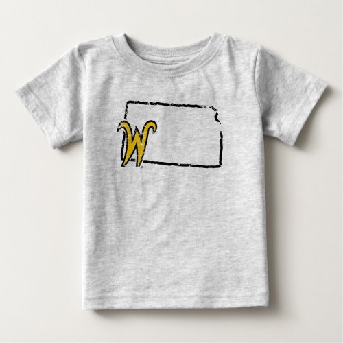 Wichita State University State Love Baby T_Shirt