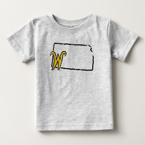 Wichita State University State Love Baby T_Shirt