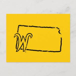 Wichita State University State Love Postcard