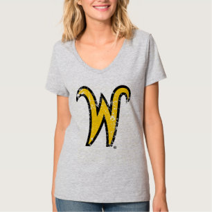 Wichita State University W Distressed T-Shirt