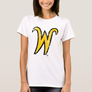 Wichita State University W Distressed T-Shirt