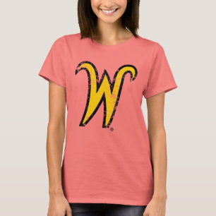 Wichita State University W Distressed T-Shirt