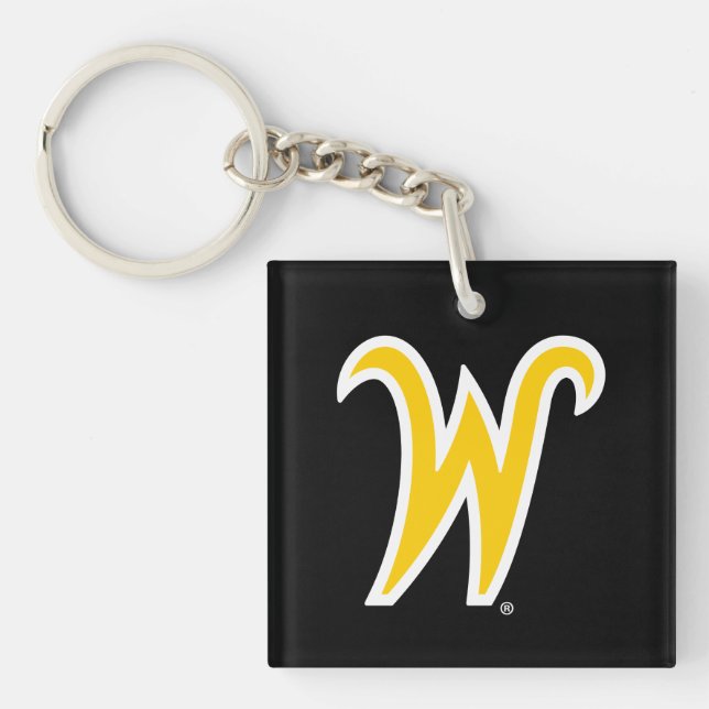 Wichita State University W Keychain (Front)