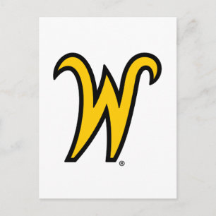 Wichita State University W Postcard