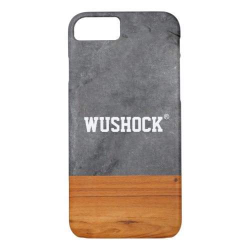 Wichita State University Wood Cement Half iPhone 87 Case