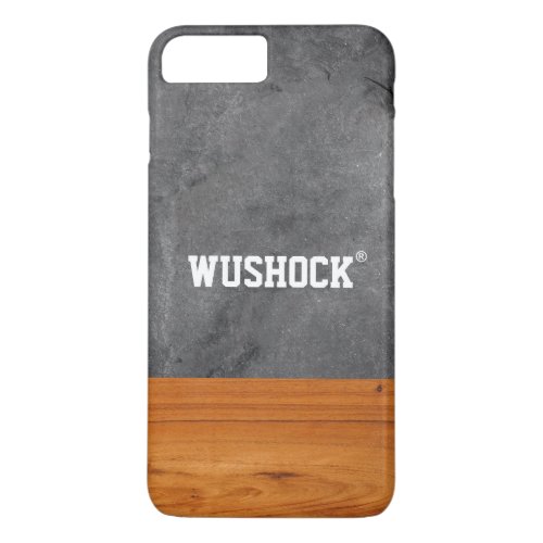 Wichita State University Wood Cement Half iPhone 8 Plus7 Plus Case