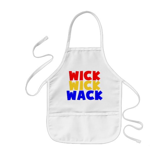 Wick Wick Wack Kids' Apron (Front)