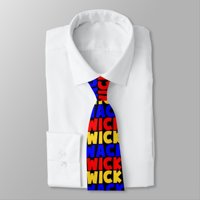 Wick Wick Wack Tie (Tied)
