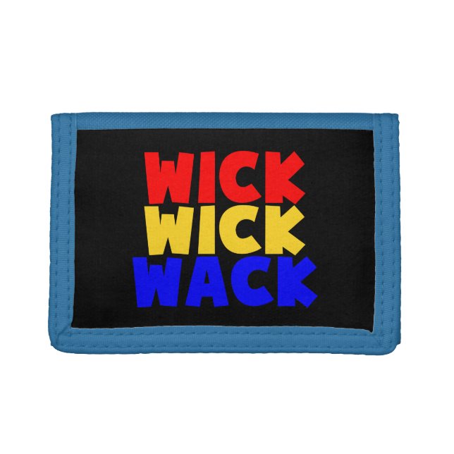 Wick Wick Wack Trifold Wallet (Front)