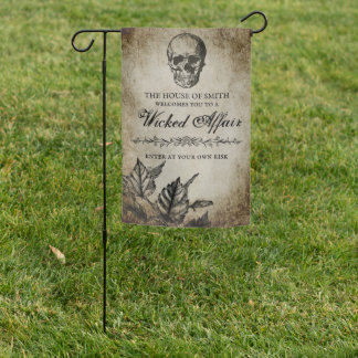 Wicked Affair Halloween - Custom Garden Flag