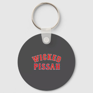 Wicked Ah Er Boston New England Southie Keychain