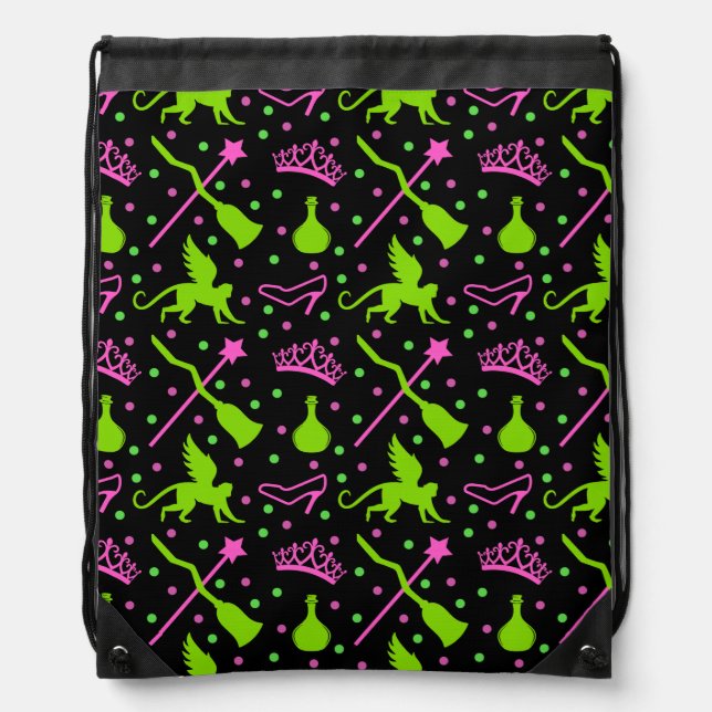 Wicked Broadway  Drawstring Bag (Front)