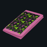 Wicked Broadway  Trifold Wallet<br><div class="desc">Pattern features colors and icons from wicked</div>