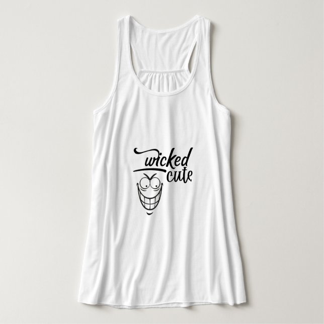 wicked cute design  tank top (Design Front)