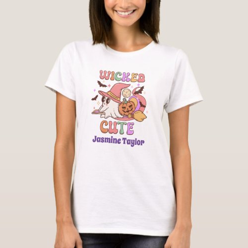 Wicked Cute Groovy Ghost T_Shirt
