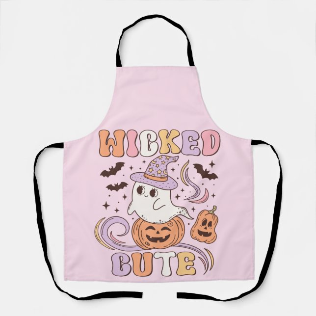 Wicked Cute Halloween Apron (Front)